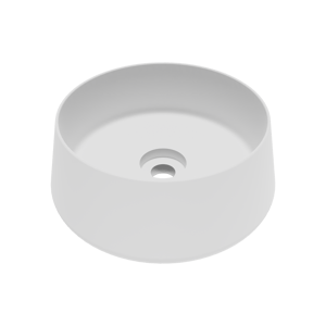 Balmani Bag vasque à poser Solid Surface blanc mat rond 40 x 40 cm
