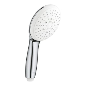 Grohe Tempesta 110 Handbrause: 3jet, Chrom und Weiß Glänzend