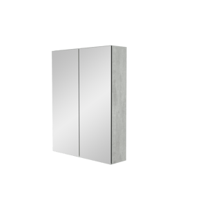 Storke Reflecta Spiegelschrank Bad: 60 x 75 cm, Beton dunkelgrau