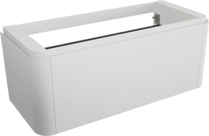 Balmani Moon meuble sous-vasque suspendu 130 x 55 cm blanc mat 2 tiroirs
