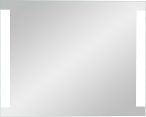 Linie Lunar miroir rectangulaire lumineux 100 x 80 cm
