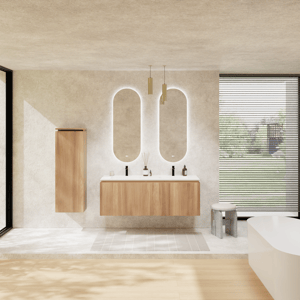 Balmani Eclips meuble salle de bains avec plan vasque Eclips