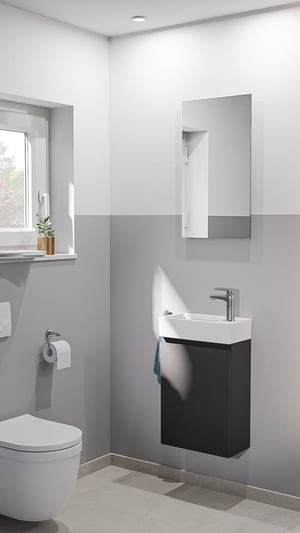 Linie Lado meuble WC avec lavabo baro