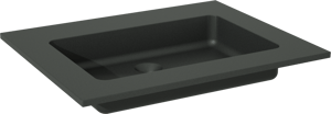 Storke Scuro vasque simple quartz mat 65 x 52 cm