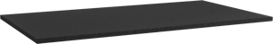 Storke Panton tablette simple mdf enduit de poudre noir mat 100 x 52 cm