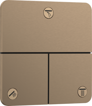Hansgrohe Showerselect Comfort Q inbouw mengkraan Brushed Bronze