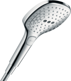 Hansgrohe Raindance Select E120 handdouche 3 straalfuncties Glanzend Chroom