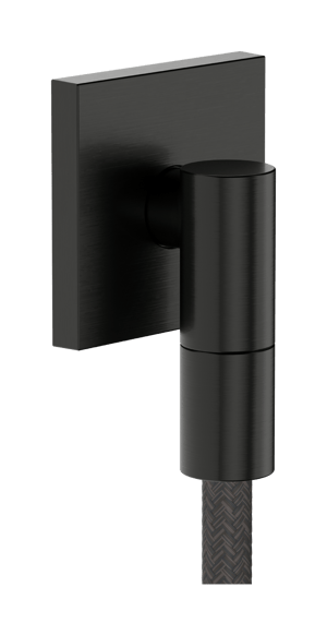 Hansgrohe FixFit Fine E coude de raccordement 1/2" Brushed Black Chrome