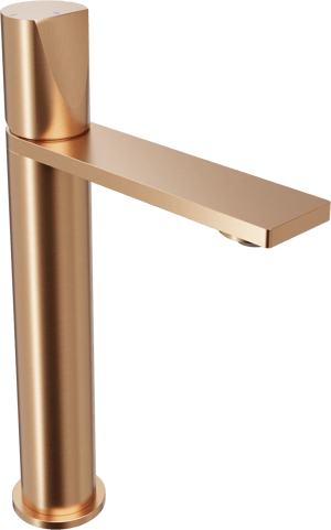 Blaufoss Eris EcoStart verhoogde wastafelkraan Brushed Rosegold