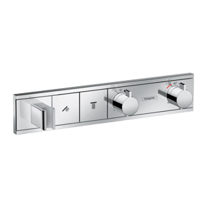 Hansgrohe RainSelect thermostat de douche encastré avec support douchette 2 fonctions chrome brillant