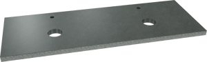 Balmani Rock Doppelwaschtischplatte, Granit poliert, 150 x 55 cm