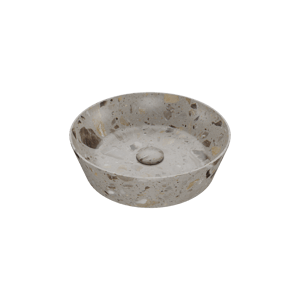 Balmani Still Aufsatzbecken greige terrazzo rund  Ø 38 cm