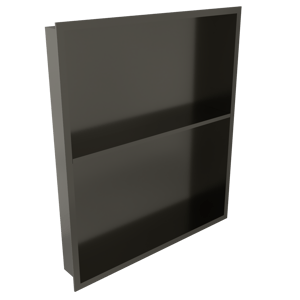 Blaufoss Box Einbau-Niche 50,5 x 59 cm Brushed GunMetal