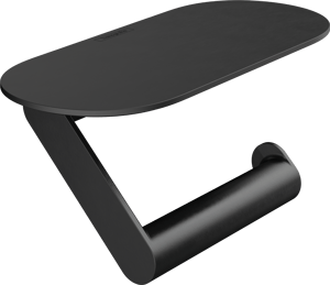 Hansgrohe WallStoris Wc-rol houder mat zwart