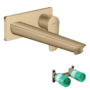 Hansgrohe Talis E inbouw wastafelkraan Brushed Bronze incl. inbouwelement