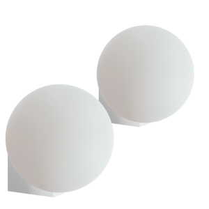 Balmani Boho LED luminaire 16 cm blanc (lot de 2)