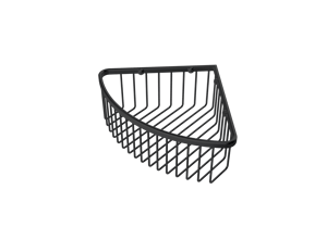 Blaufoss Jenna porte-savon d'angle 20 cm noir mat