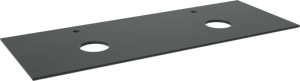 Balmani Facetta Doppelwaschtischplatte, Granit poliert, 150 x 55 cm
