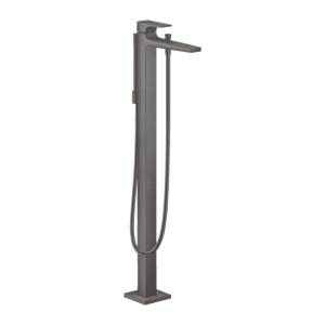 Hansgrohe Metropol Robinet de baignoire îlot mitigeur Brushed Black Chrome set douchette incl.