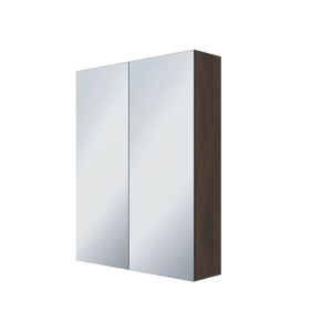 Storke Reflecta Spiegelschrank Bad: 60 x 75 cm, Nussbaum