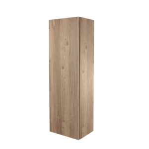 Storke Edge zwevende badkamerkast ruwe eik 40 x 30 x 125 cm
