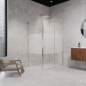 Balmani Senses Design Eckdusche mit Schiebetür