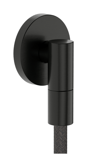 Hansgrohe Fixfit Fine S coude de raccordement 1/2" Brushed Black Chrome