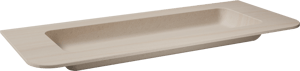 Balmani Moon plan simple grand Travertin Beige Terrazzo 130 x 55 cm