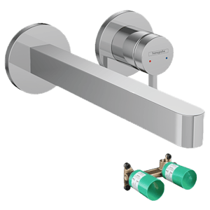 Hansgrohe Finoris Robinet de lavabo encastré chrome incl élément intégré