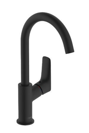 Hansgrohe Logis 700 robinet de lavabo surélevé Noir Mat