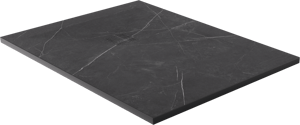 Luca Varess Suite douchebak 120 x 90 cm composietmarmer Marble Dark