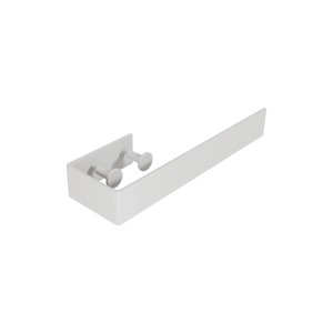 Vipera porte-serviette pour Corrason simple 40 cm blanc mat