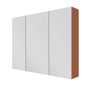 Linie Montro Spiegelschrank Bad: 100 x 75 cm, Cotto