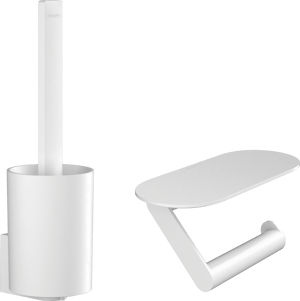 Hansgrohe WallStoris Set d'accessoires de toilette Blanc Mat
