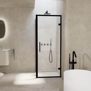 Balmani Senses Design Eckdusche mit Drehtür