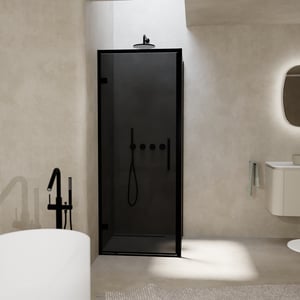 Balmani Senses Design Eckdusche mit Drehtür
