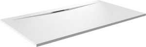 Balmani Dolce Duschwanne: 160 x 90 cm, Solid Surface, Weiß matt