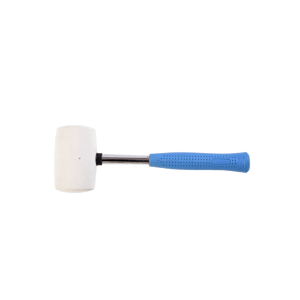 Santeg witte rubberen hamer vlak Ø65mm