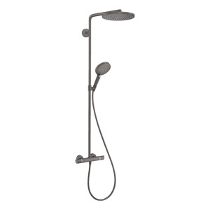 Hansgrohe Raindance S240 opbouw regendoucheset thermostatische kraan Brushed Black Chrome