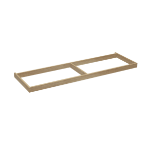 Balmani Lucida socle pour meuble sous-vasque chêne brut 150 x 55 cm