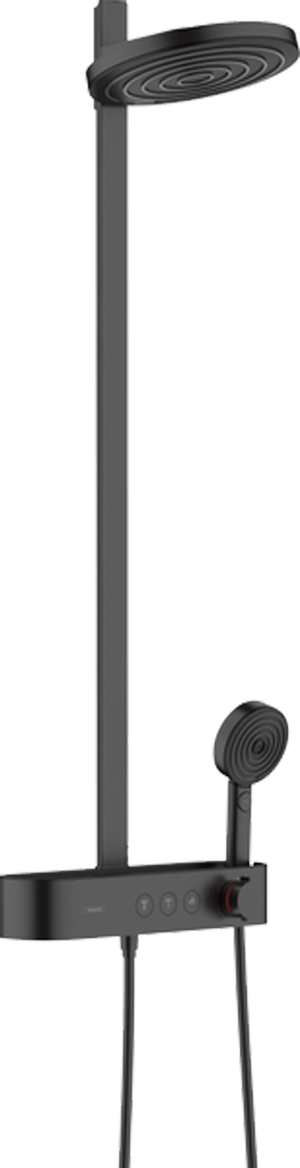 Hansgrohe Pulsify set de douche de pluie robinet thermostatique Noir Mat