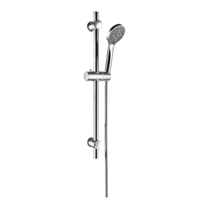 Linie Torus barre de douche 70 cm avec pommeau de douche 9,5 cm 3 fonctions chrome brillant
