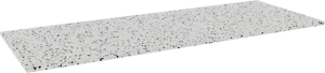 Balmani Stretto tablette simple ou double Bianco Nero terrazzo 150 x 55 cm