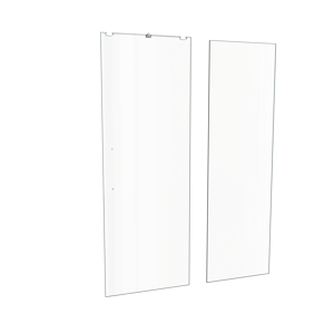 Balmani Senses Design paroi en verre pour porte de douche coulissante