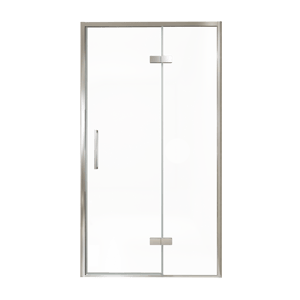 Balmani Senses Design Dusche Drehtür, Rechts, 120 cm x 210 cm, Klarglas, Profil Chrom