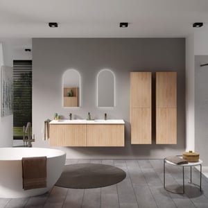 Balmani Forma Badmöbel Set mit Tablo Arcato Waschtisch