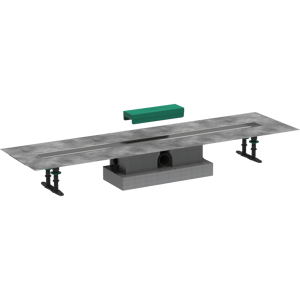 Hansgrohe uBox Standard installatieset voor douchegoten 100cm voor Raindrain Match of Rock