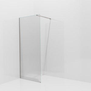 Balmani Modular inloopdouche: 90 x 200 cm, Ribs met coating, Brushed CoolMetal profielen