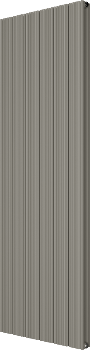 Vipera Mares Doppelhandtuchheizkörper: 56,5 x 180 cm, Zentralheizung, Seidengrau, Seiten- & Mittelanschluss, 2159W