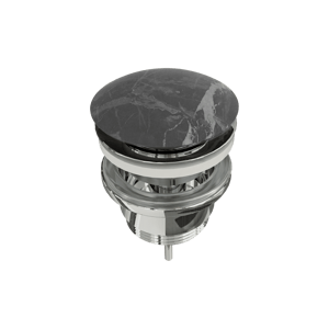 Balmani Click Curved crepine afsluitbaar Pietra Grey